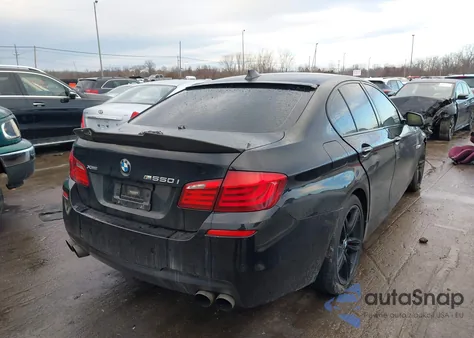 2013 BMW 550I xDrive from USA, damaged, VIN WBAFU9C57DDY72181